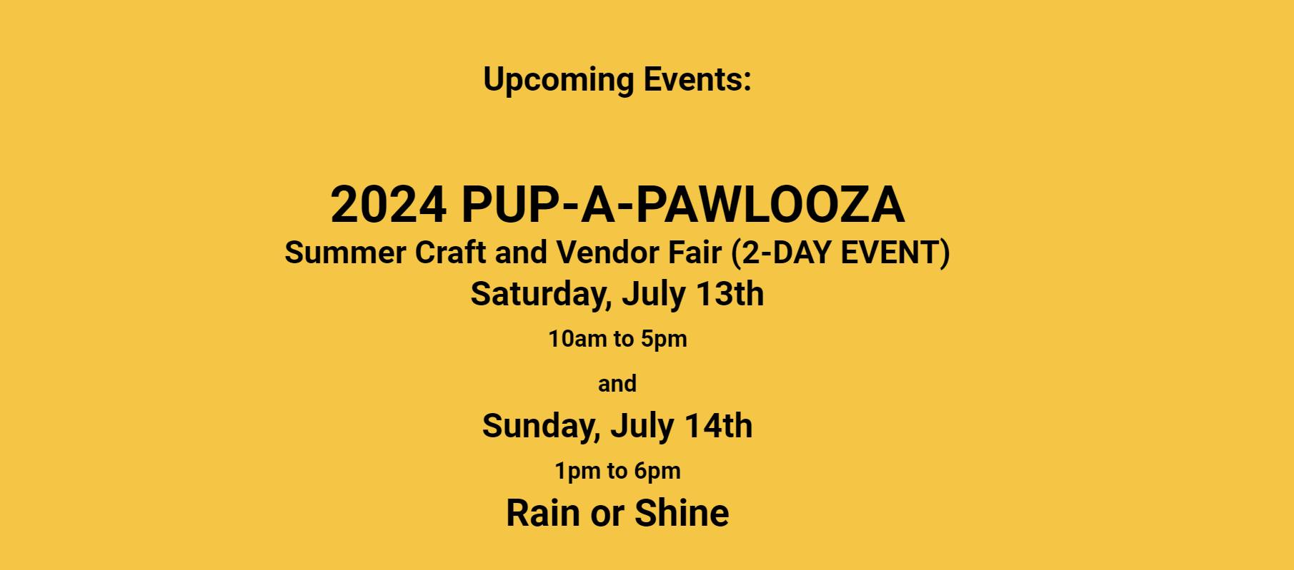 Pup-A-Pawlooza Graphic