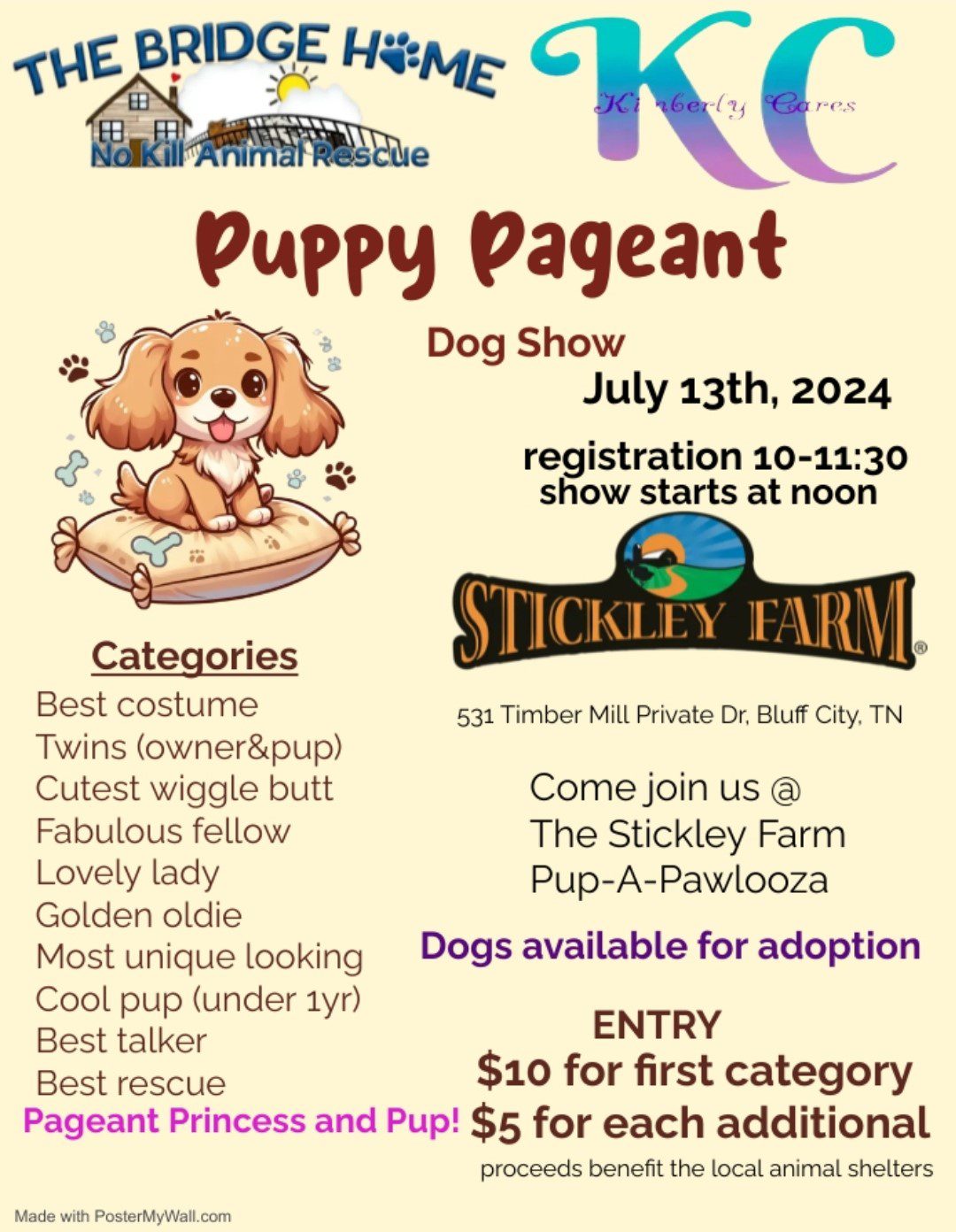 Puppy Pageant Graphic